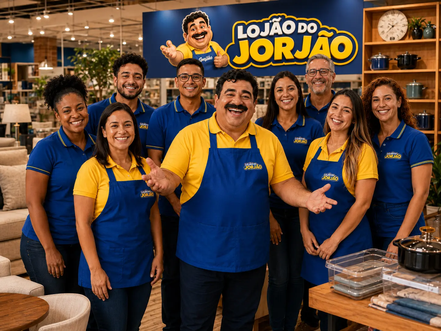 Lojão do Jorjão - equipe de atendimento