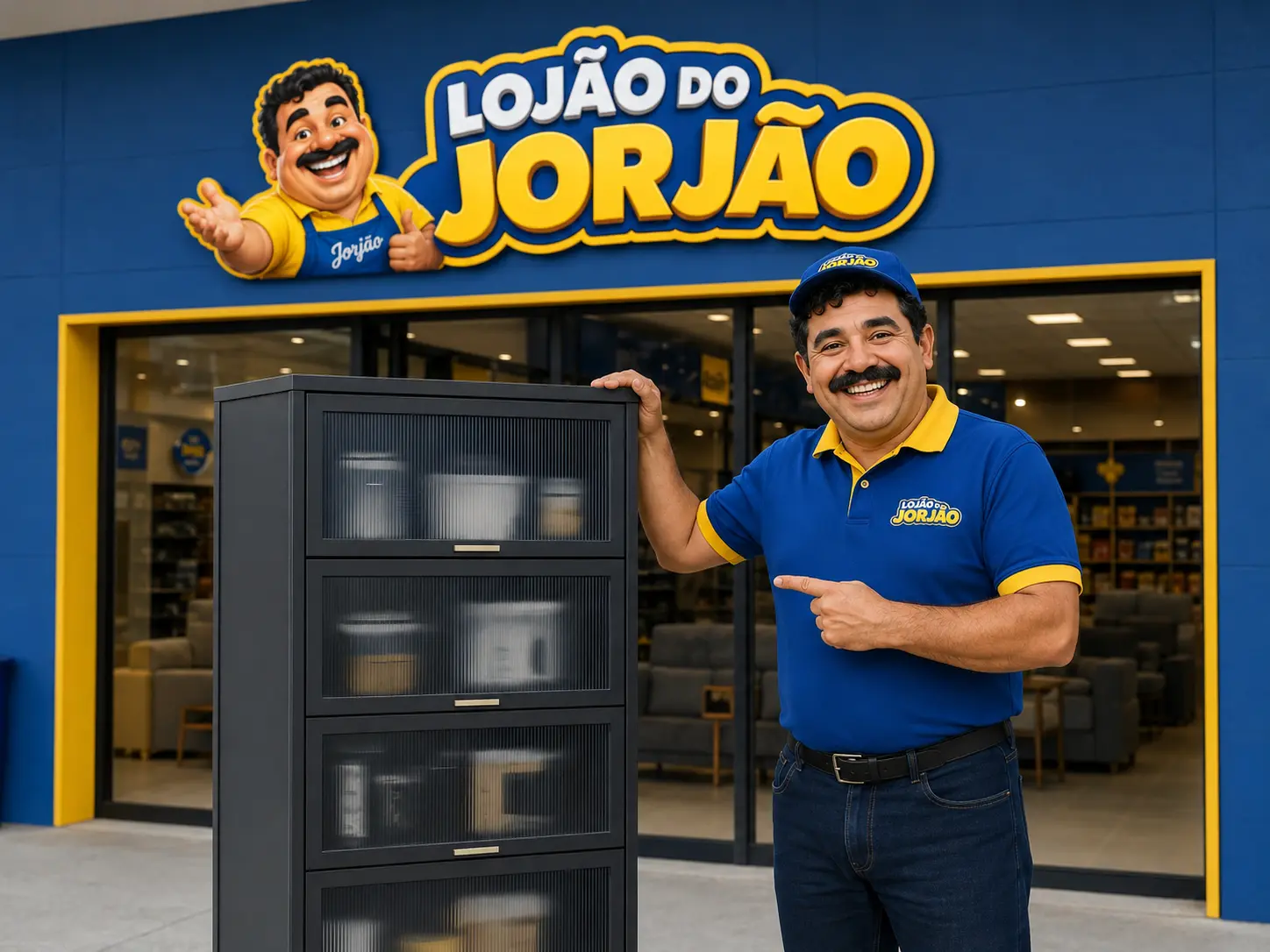 Armário FlexHome de Aço apresentado pelo Lojão do Jorjão