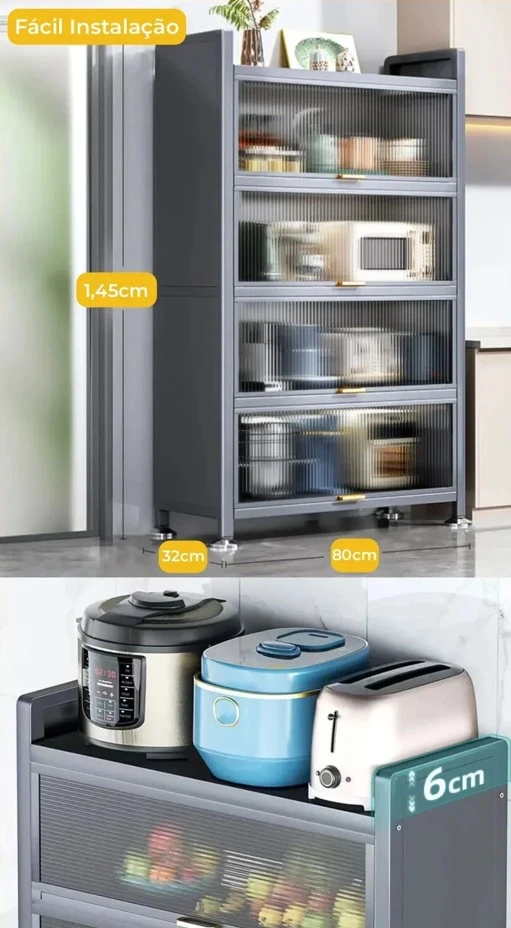 Medidas do Armário FlexHome de Aço