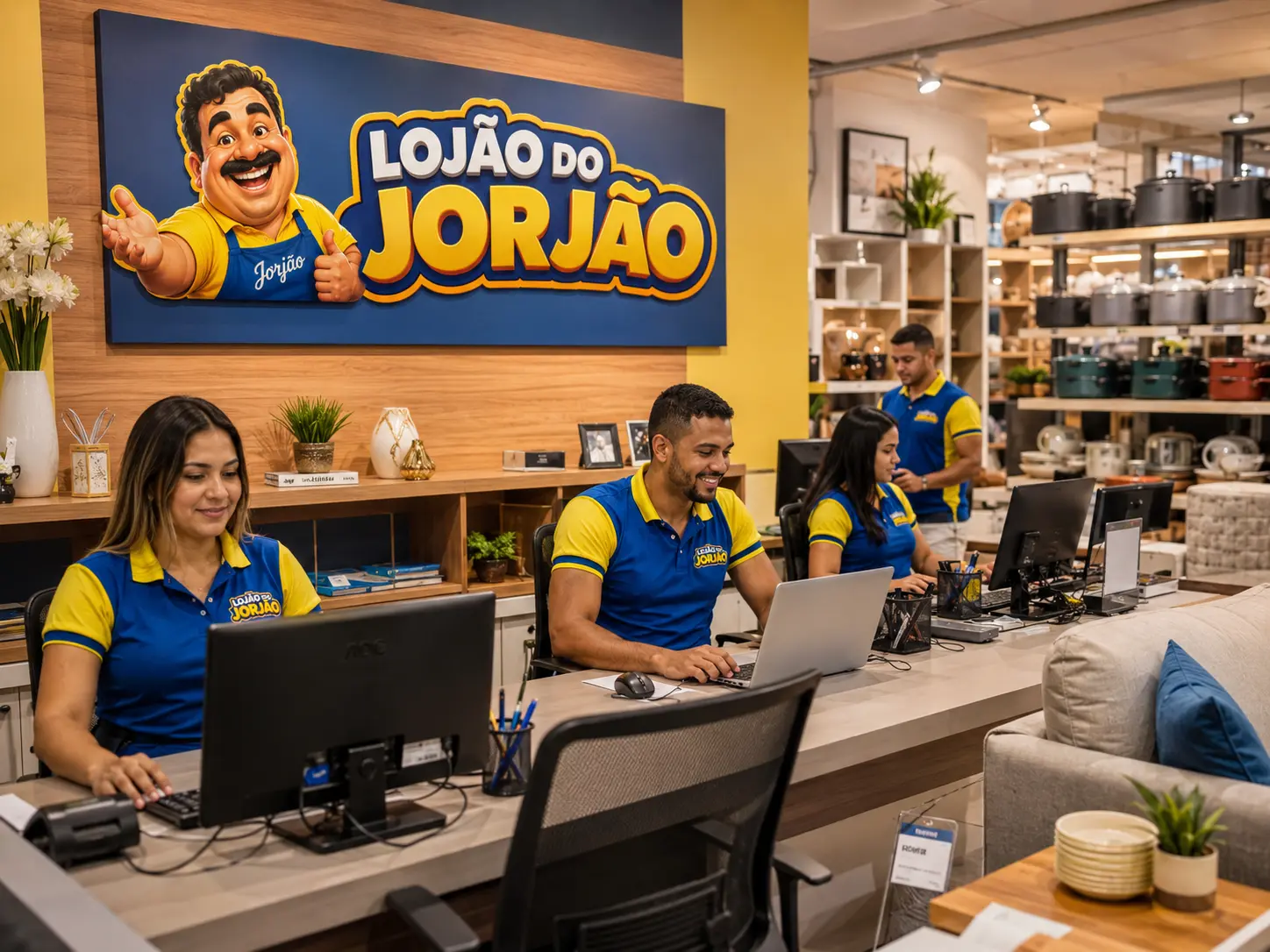 Lojão do Jorjão - sala decorada